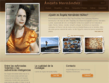 Tablet Screenshot of angelahernandeznunez.com